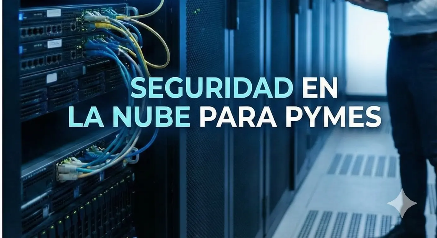 Ilustración de una infraestructura en la nube segura con candados digitales