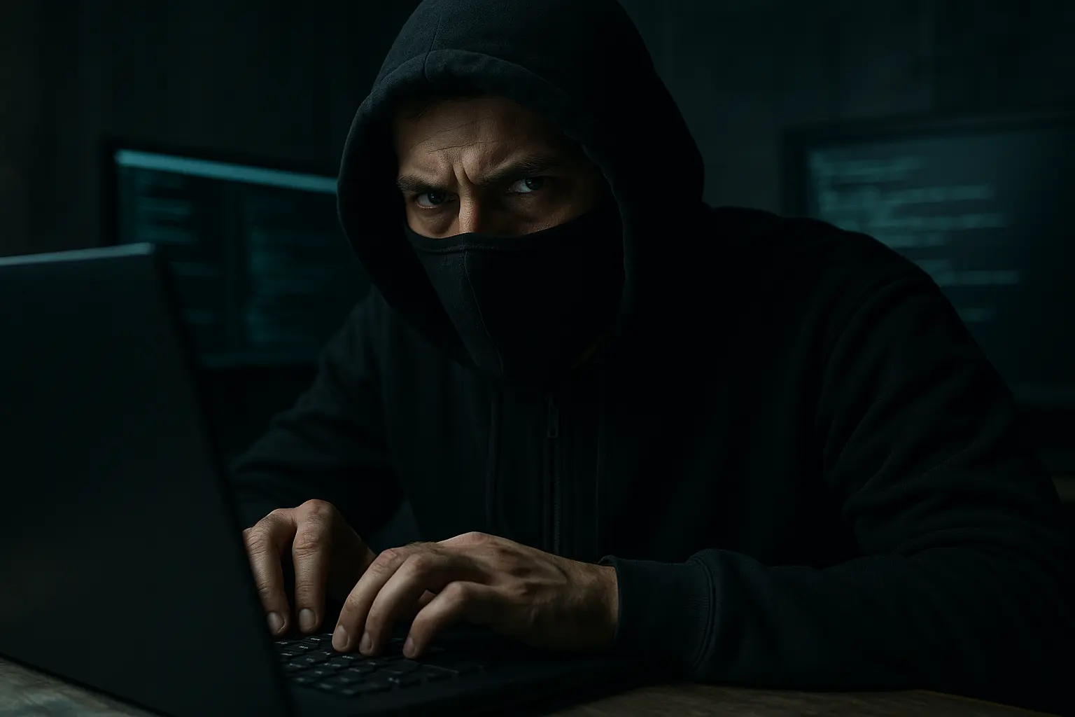 Gráfico futurista representando la evolución de la ciberseguridad y la IA en 2026