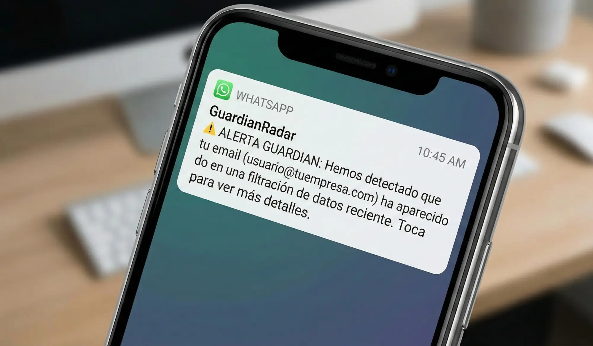 Alertas inmediatas al móvil